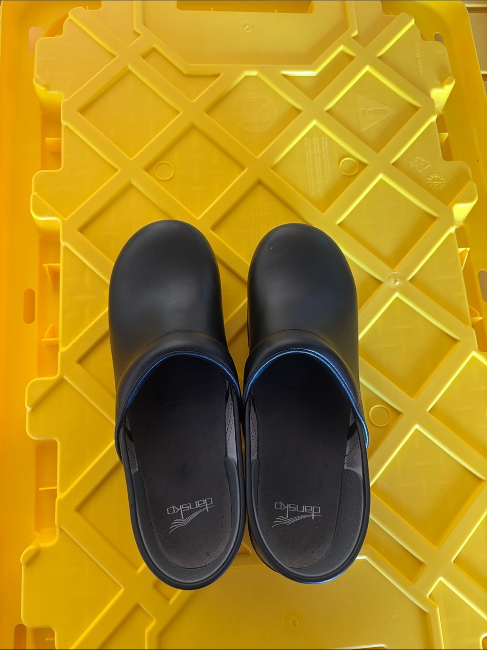 Dansko  Black Slip-On Clogs with Supportive Footbed - Picture 3 of 11